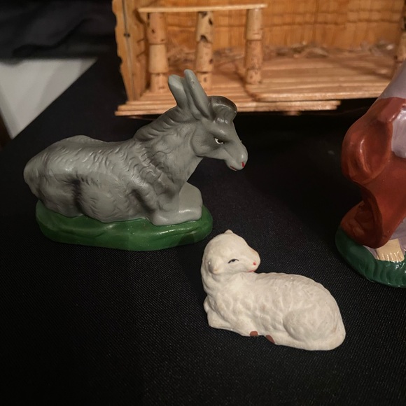 Vintage Christmas Collectible Nativity Set Homemade Handmade GUC - Picture 11 of 11